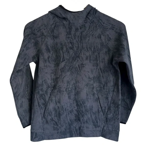 Old Navy Gray Hooded Sweatshirt Front Hand Warmer Pocket Youth (L) 10/12 - Picture 1 of 6